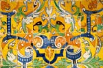 Moorish handcraft, wall tiles in the Alhambra