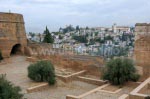 Alcazaba and view to Granada