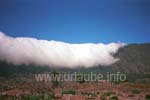 Foehn-effect on the Island La Palma