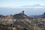 From Pico de las Nieves, the Roque Nublo and the Roque Bentayga seem to be at one's grasp.