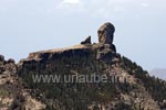 Roque Nublo is recognizable from a distance due to its unique knobby shape.