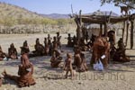 In the Himba village