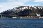 Troms bridge to the Arctic Sea Cathedral