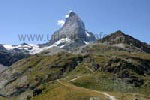The Matterhorn pictured from the Schwarzsee