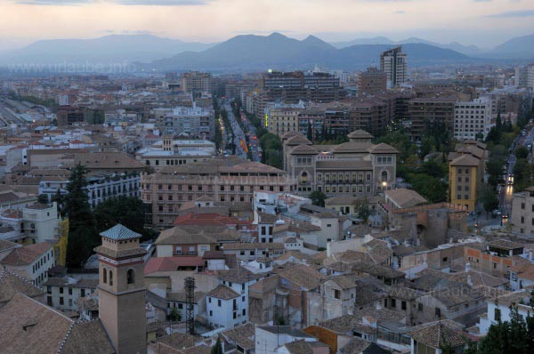 Granada in the evening