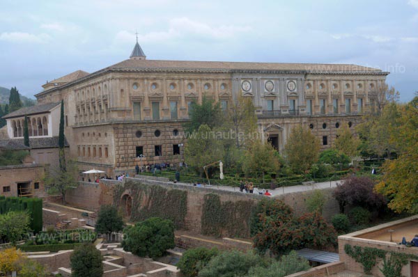 The palace of Charles V.