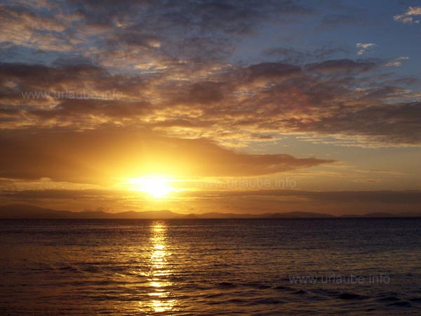 Sunset at the Whitsundays