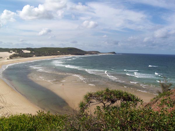 View to the so-called shark bay