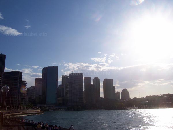 Circular Quay with view to the port basin