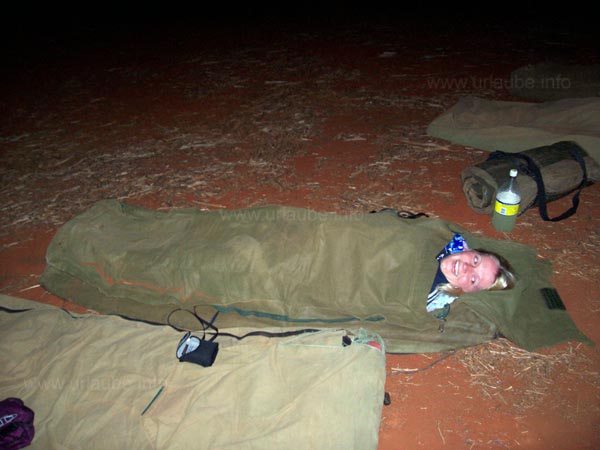 Simy in a so-called swag