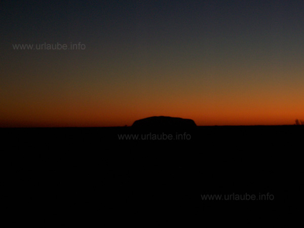Ayers Rock during sunrise