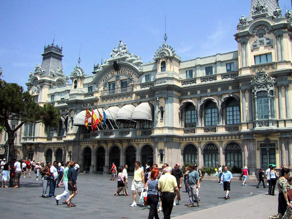The gorgeous building of the harbour administration