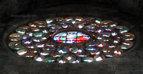 The big window rose over the main portal