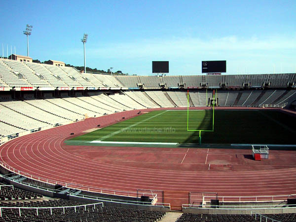 The olympic stadium on the Montju�c