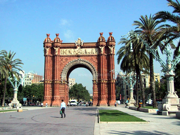 Der Arc de Triomf von Barcelona