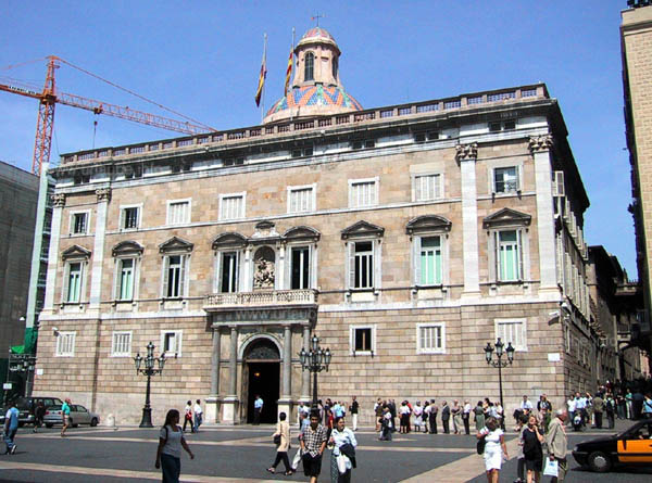 Pla�a Sant Jaume I: Palau de la Generalitat