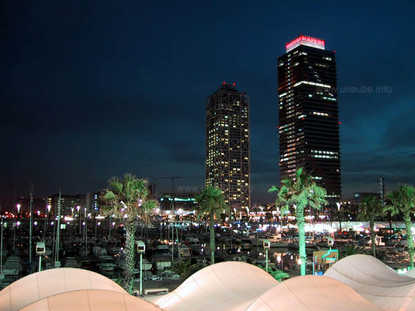 View to the Port Ol&iacute;mpic from the restaurant La Fitora