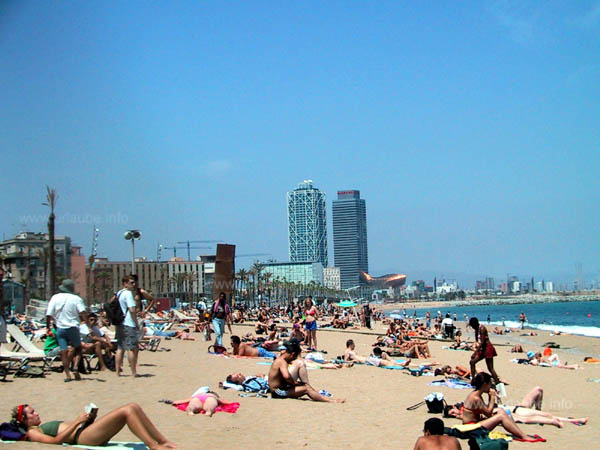 The Platja de Barceloneta