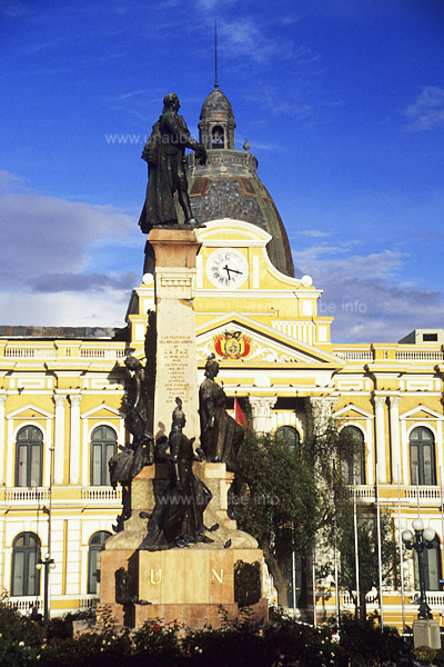 The house of parliaments in La Paz