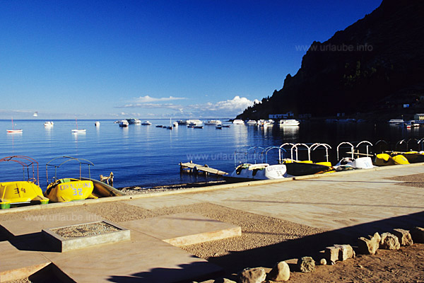 The lovely bay of Copacabana with a dream - as the name already says -  view to the sea