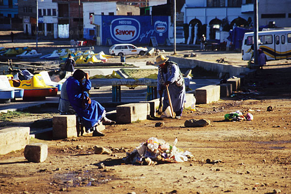 The last traces of the fiesta are removed