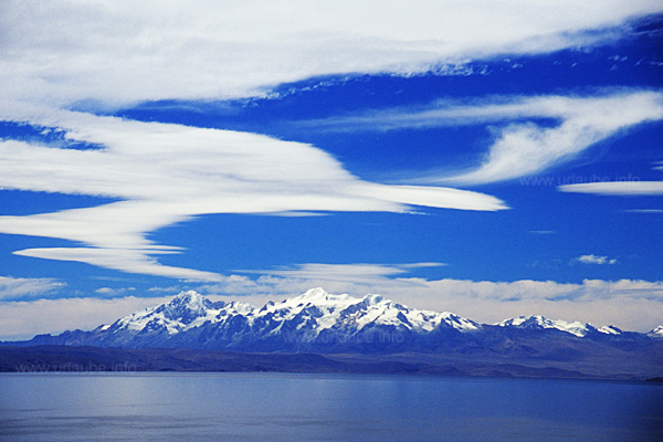 Bizarre cloud formations above the Illampu and Ancohuma