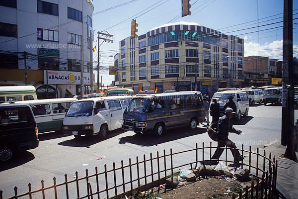 Taxi-buses as far as the eye can reach