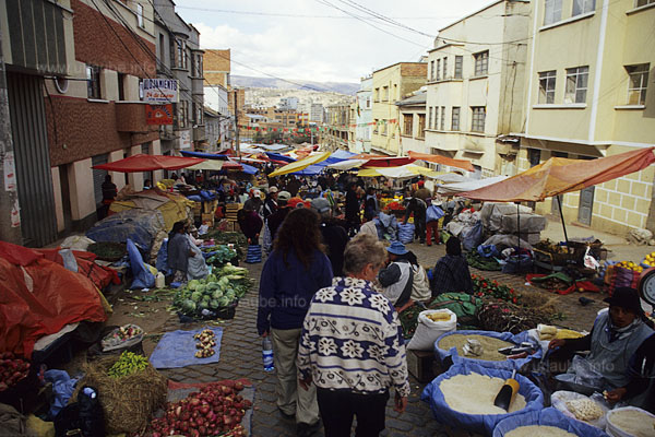 At the fruit and vegetable market
