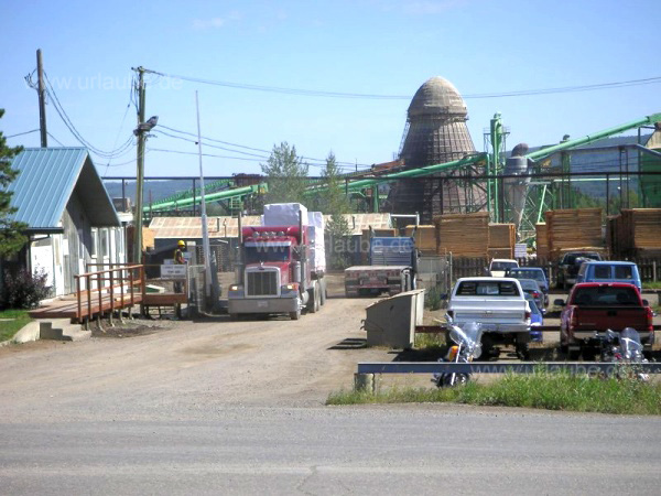 A saw mill of the Canfor group