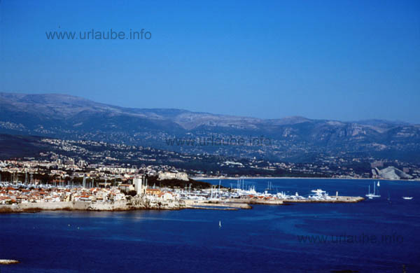 View to Antibes