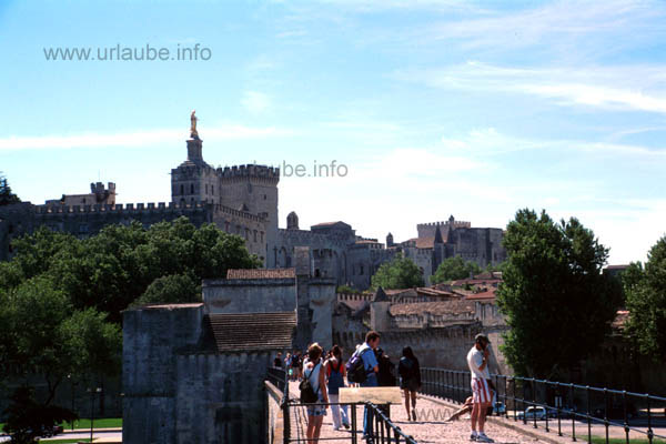 View to the palace from the famous bridge