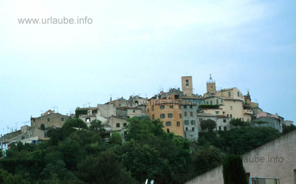 Biot viewed from the parking place