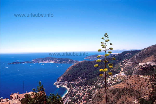View to the Cap Ferrat from Eze