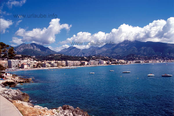 View to Menton from Cap Martin