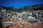 View to the sea of skyscrapers of Monaco