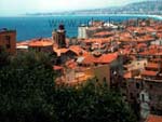 View to the roofs of the oldtown from Nice