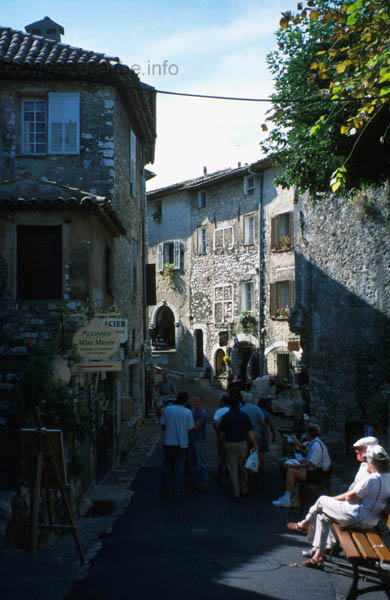 A typical alleyway in Saint-Paul-de-Vence