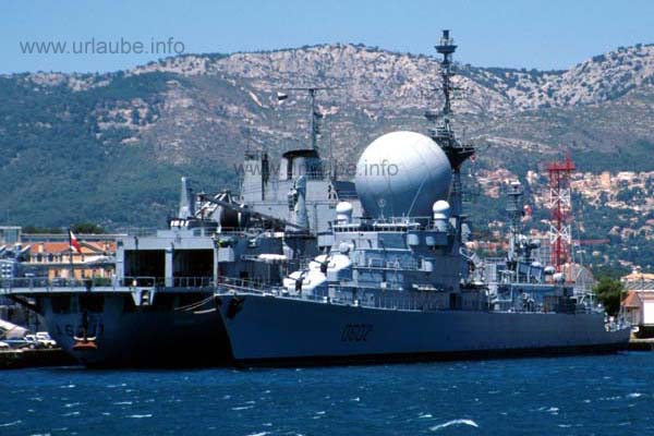 'A destroyer with a huge radar ball