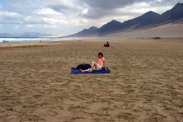 The lonely Playa de Cofete
