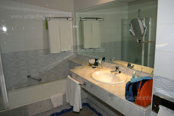 This was our bathroom