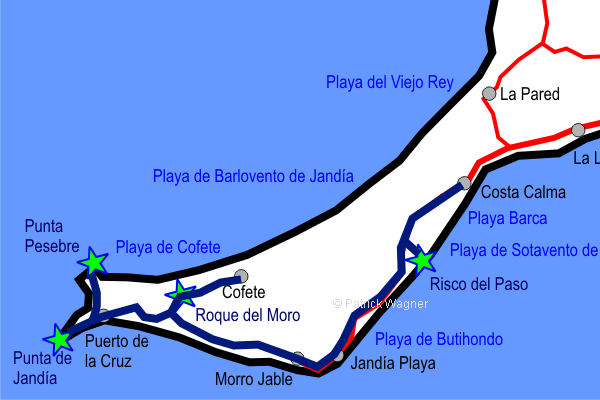 Our tour in the south of the island