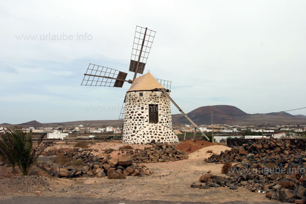 Restored Gofio-Windmill in Lajares