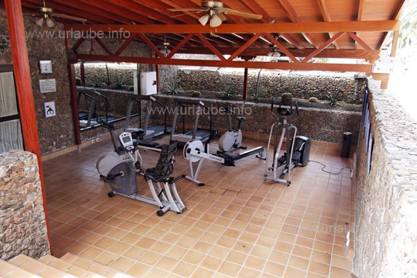 View to one half of the fitness area