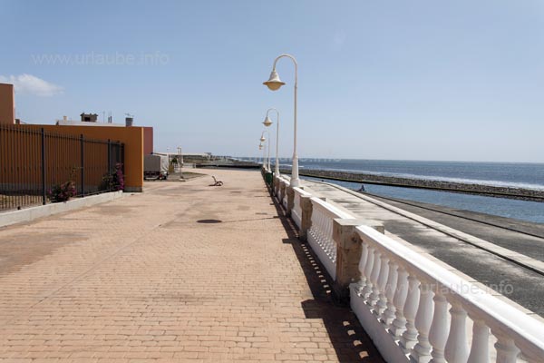 The promenade appears to be quite new.