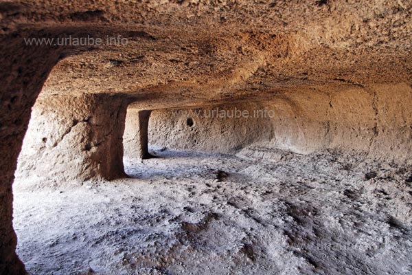View into the interior of the cave