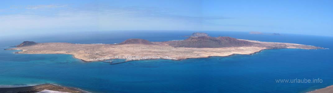 Panorama picture of the island taken from the Mirador del R&iacute;o