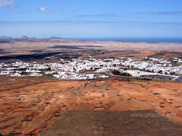 View to Teguise from the Castillo de Guanapay