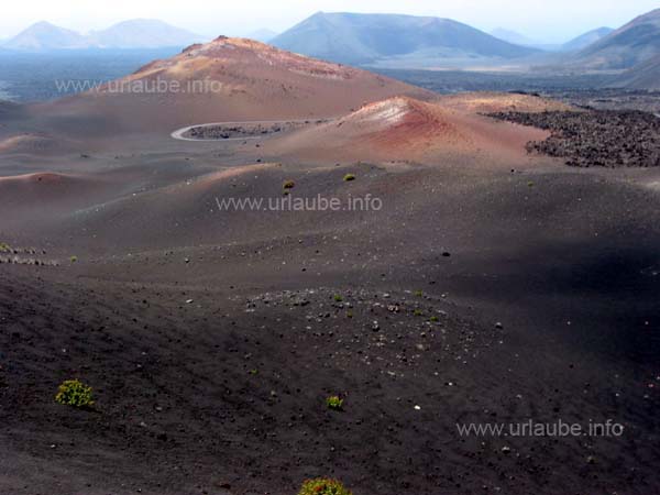 There are dream views offered by the National Park Timanfaya.