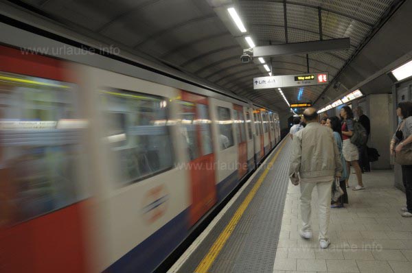 The subway of London, the tube