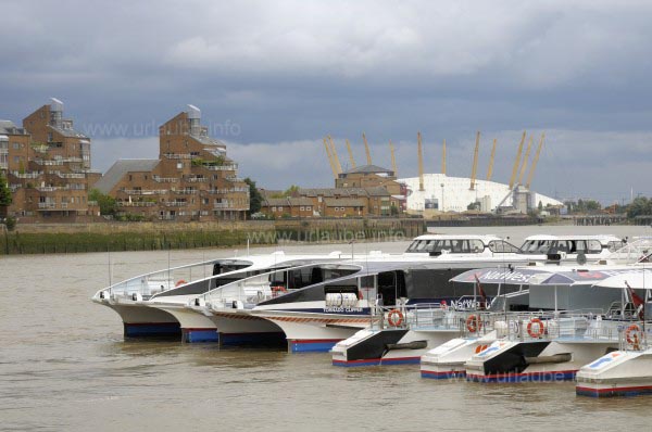 Warehouse and Millennium Dome